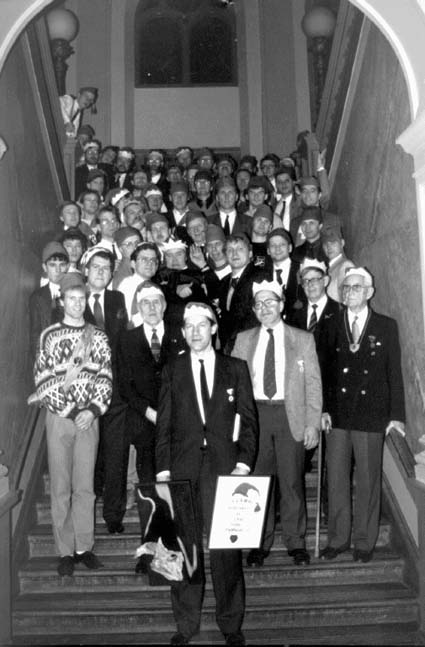 Gruppfoto vid Stormotet den 24/2 1990